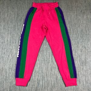 Pink Dolphin COLORBLOCK SMU JOGGER PANTS PINK/MULTICOLOR Men’s Sz M‎ New